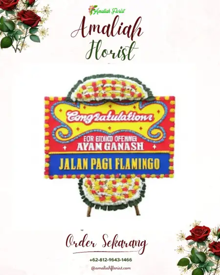 Sewa Papan Bunga Kebon Pisang